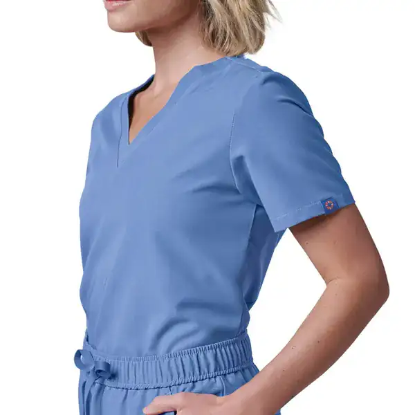 Women's scrub top in Sky Blue